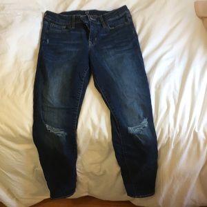 Gap jeans ripped knees